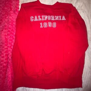Red California Sweatshirt